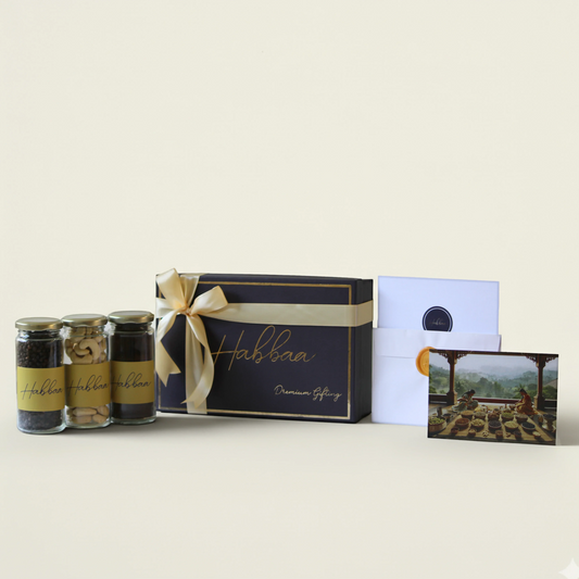 Luxury Coorg gift hamper with curated gourmet selections and elegant box design