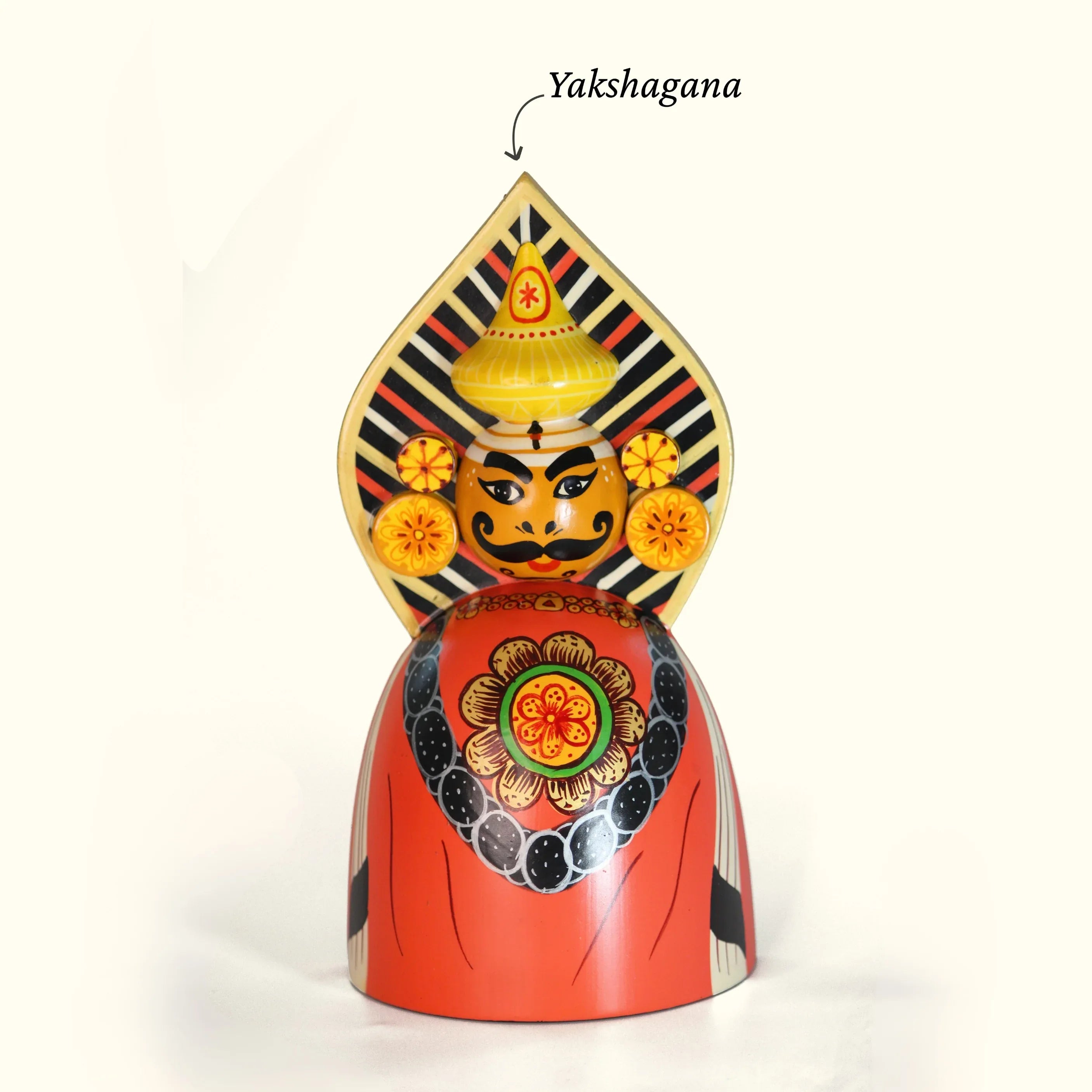 Channapatna Wooden Toy Yakshagana | Handmade India | Habbaa
